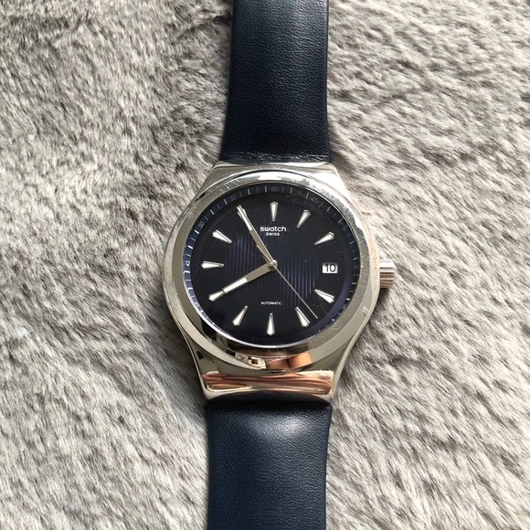 Swatch Sistem Lake Mens Watch (YIS420) Black | WatchShop.com™